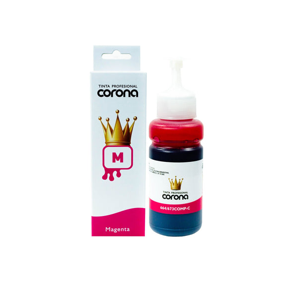 Tinta Corona Compatible Con Epson 664/673 Magenta 70ml