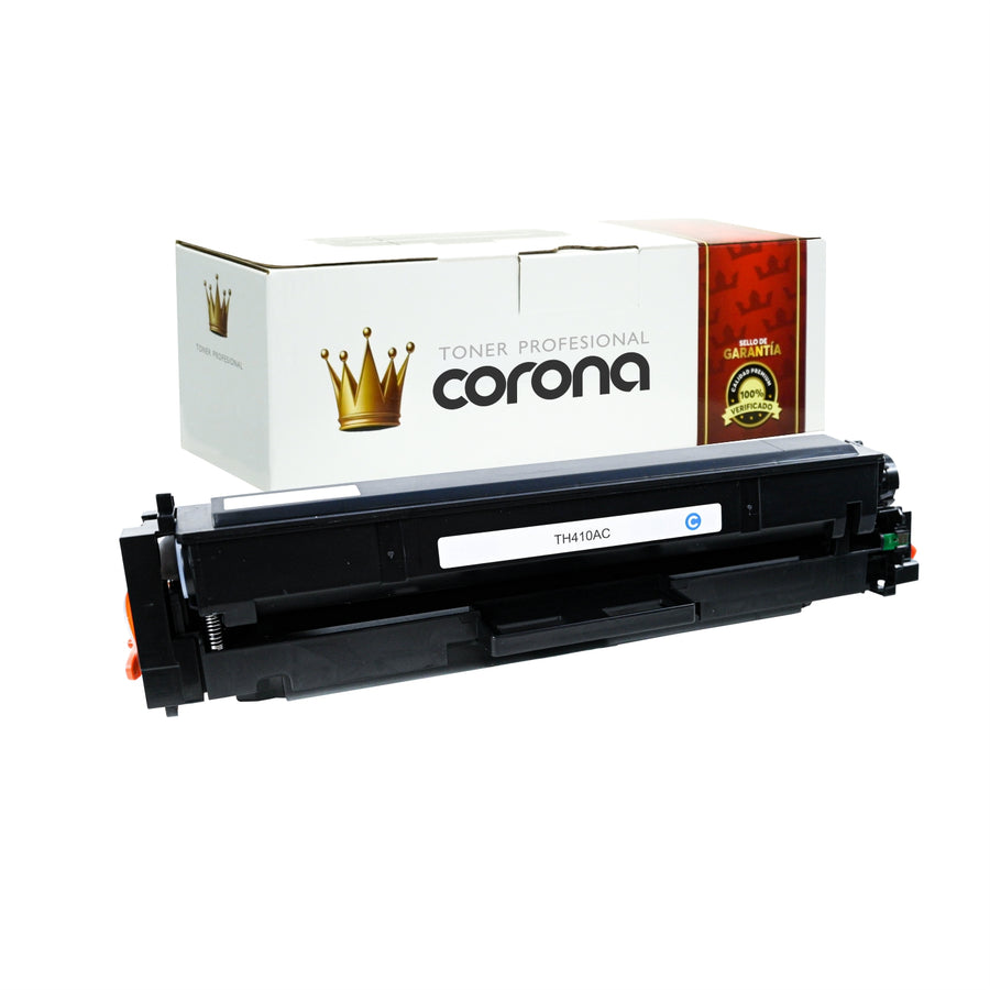 Tóner Corona CF411A / 410A CIAN CON CHIP Compatible Con HP