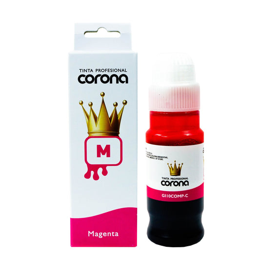 Tinta Corona Compatible Con Canon GI10 Magenta 70ml