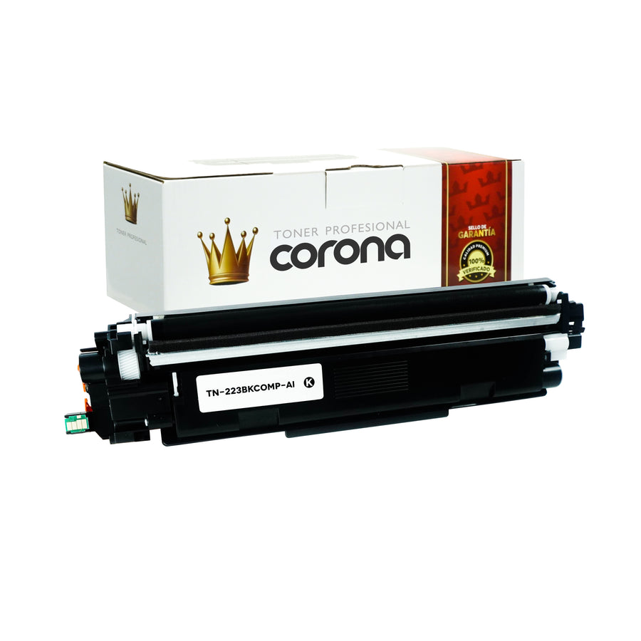 Toner Corona TN223 NEGRO Compatible con BROTHER