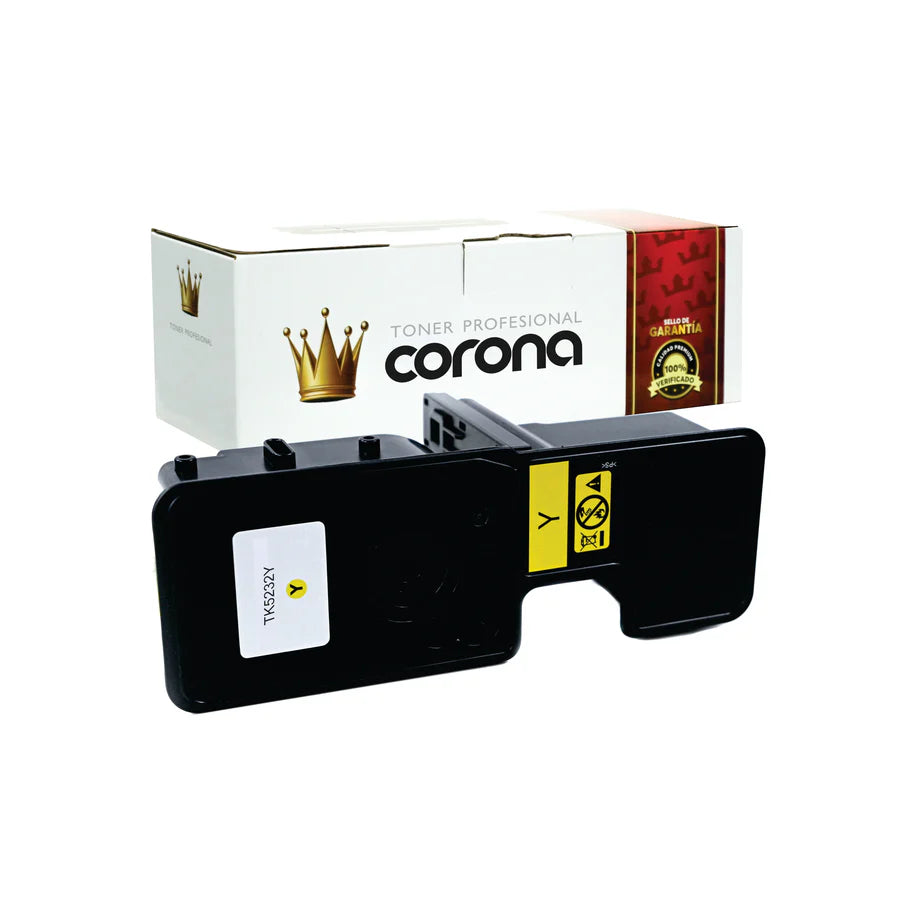 Toner Corona TK-5232Y / 1T02R9AUSV AMARILLO Compatible con KYOCERA