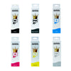 Pack 6 Tintas Corona Compatible con Epson 554/555 CYMK, PBK, GY  70ml