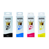 Pack 4 Tinta Corona Compatible Con Brother BTD60/BT6001/BT5001 CMY 48ml, K 108ML