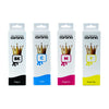 Pack 4 Tinta Corona Compatible Con Hp GT53/GT51/GT52 CMY 70ml, K 90ML