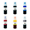 Pack 6 Tintas Corona Compatible con Epson 554/555 CYMK, PBK, GY  70ml