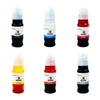 Pack 6 Tintas Corona Compatible con Canon GI13 CMYK, R, GY 60ml