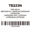 Toner Corona TN223 NEGRO Compatible con BROTHER
