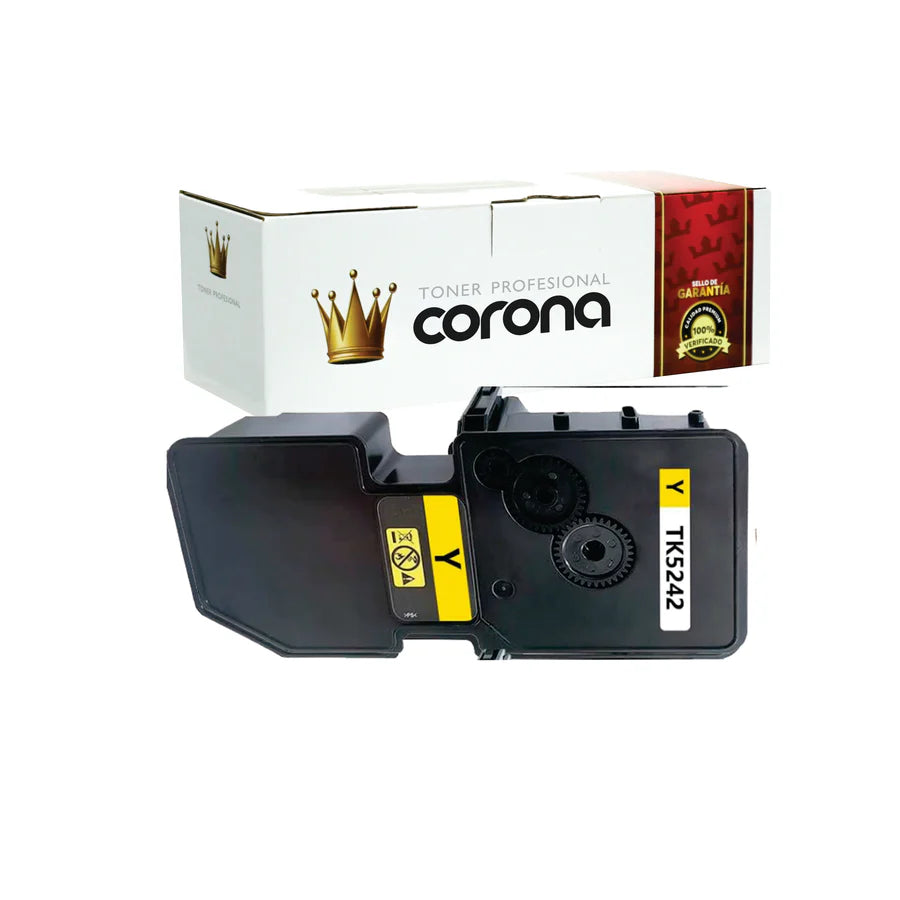 Toner Corona TK-5242Y / 1T02R7AUS0 AMARILLO Compatible con KYOCERA