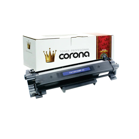 Toner Corona TN730 NEGRO Compatible con BROTHER