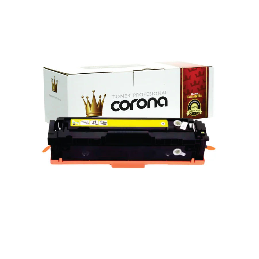 Toner Corona W2222A / 222A AMARILLO CON CHIP Compatible con HP